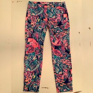 Lilly Pulitzer True Blue Seas The Day Ankle, Skinny Pants